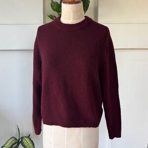 Women's Burgundy Sweater